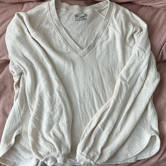 Urban Outfitters Comfy Cozy Cream Sweater in Terry Material - Picture 2 of 2